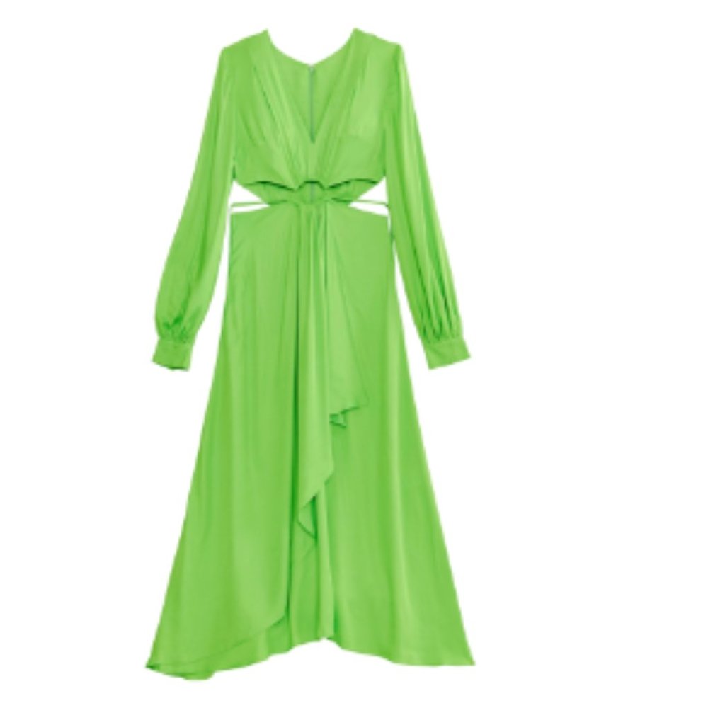 FARM Rio Lime Green Maxi Dress Dopamine - Picture 6 of 13